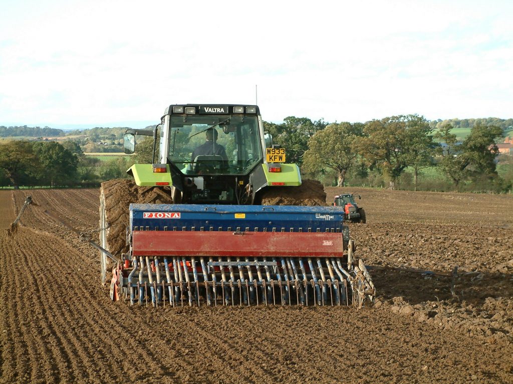 tractor direct drilling